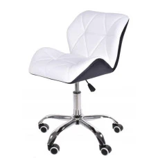 Кресло на колесах белое+черное комплект 4шт Bonro B-531