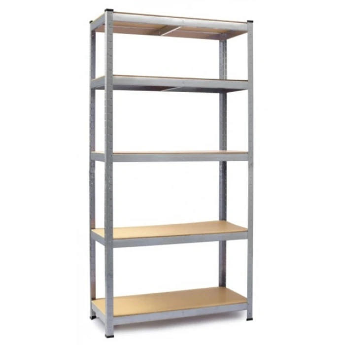 Стелаж металевий 2 секції 10 полиць Siker 180x90x40