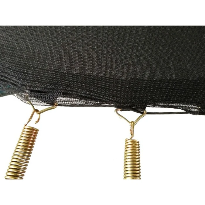 Батут Atleto 252 см з внутрішньою сіткою та драбинкою multikolor