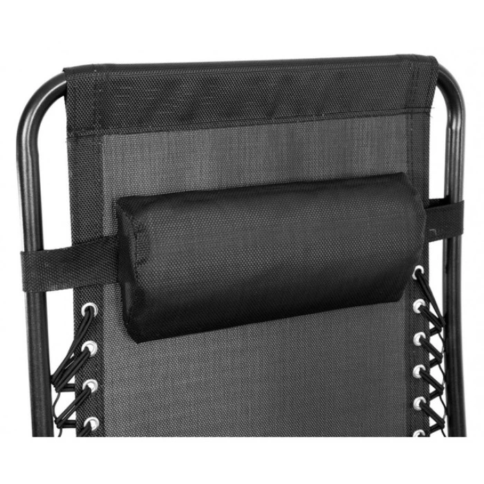 Шезлонг лежак 2 шт і столик набір Bonro SP-167A чорний