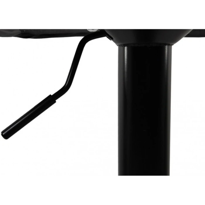 Барный стул со спинкой Bonro BC-0106 черный с черным основанием