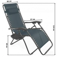 Шезлонг лежак Bonro СПА-167A зелений