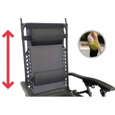 Шезлонги комплект 2шт Bonro SP-167A черный с крышкой