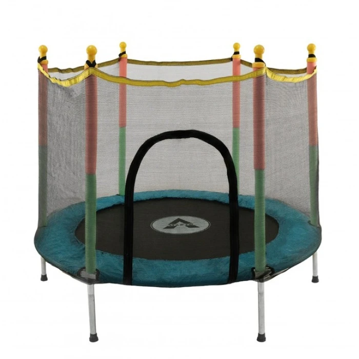 Батут манеж детский с сеткой Atleto 140 см синий KRB01