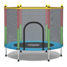 Батут манеж детский с сеткой Atleto 140 см синий KRB01