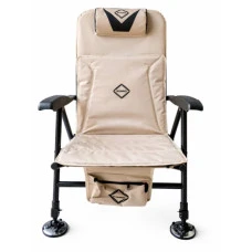 Крісло рибальське розкладне з телескопічними ніжками Bonro B-115 бежеве