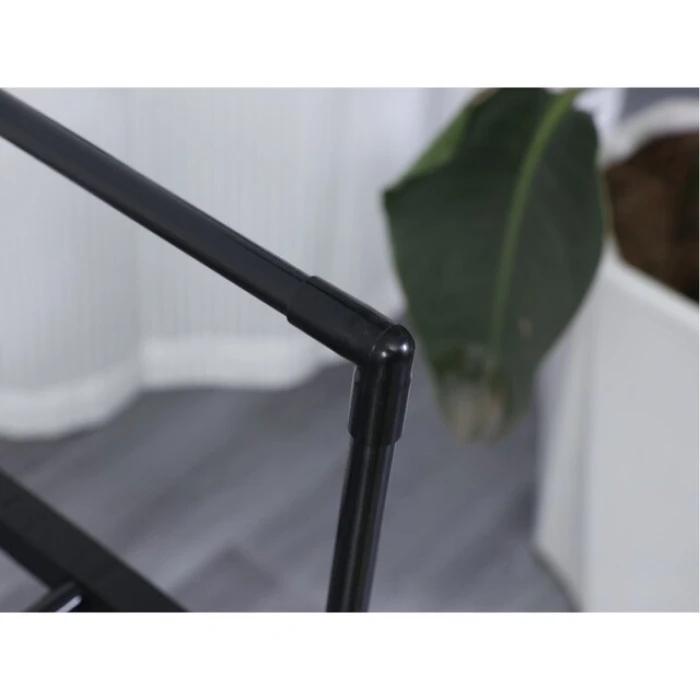 Полка для обуви 4-уровневая черная Bonro B37