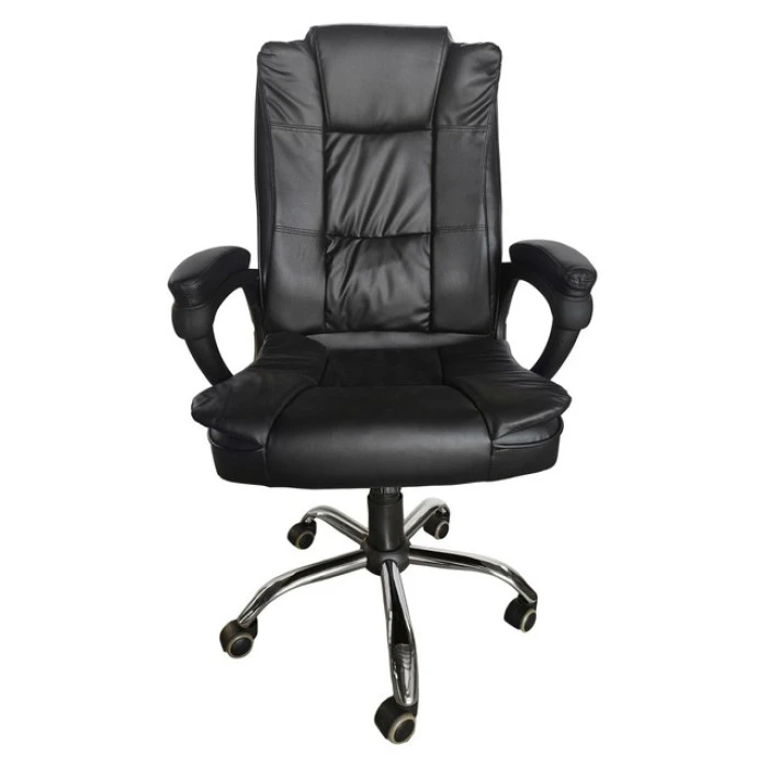 Крісло офісне на колесах Bonro B-612 чорне