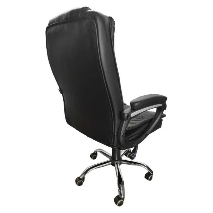 Крісло офісне на колесах Bonro B-612 чорне