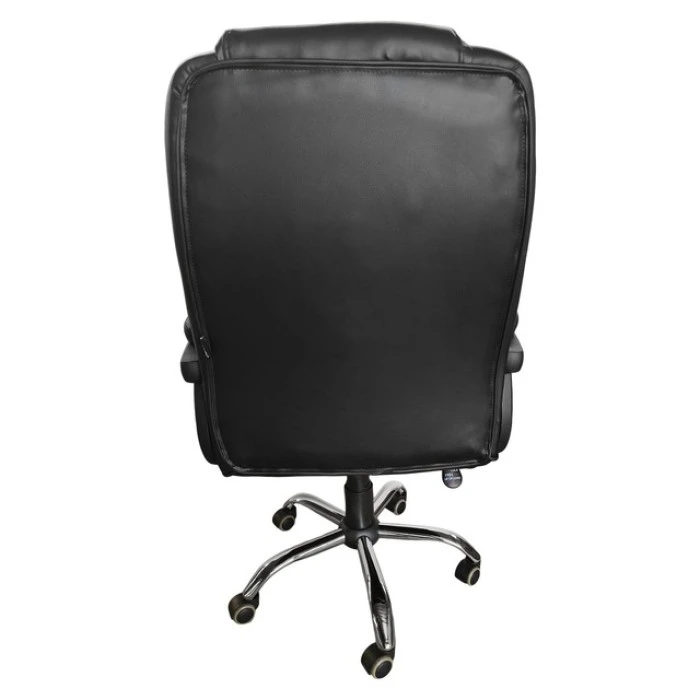 Крісло офісне на колесах Bonro B-612 чорне