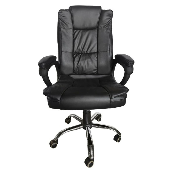 Крісло офісне на колесах Bonro B-612 чорне