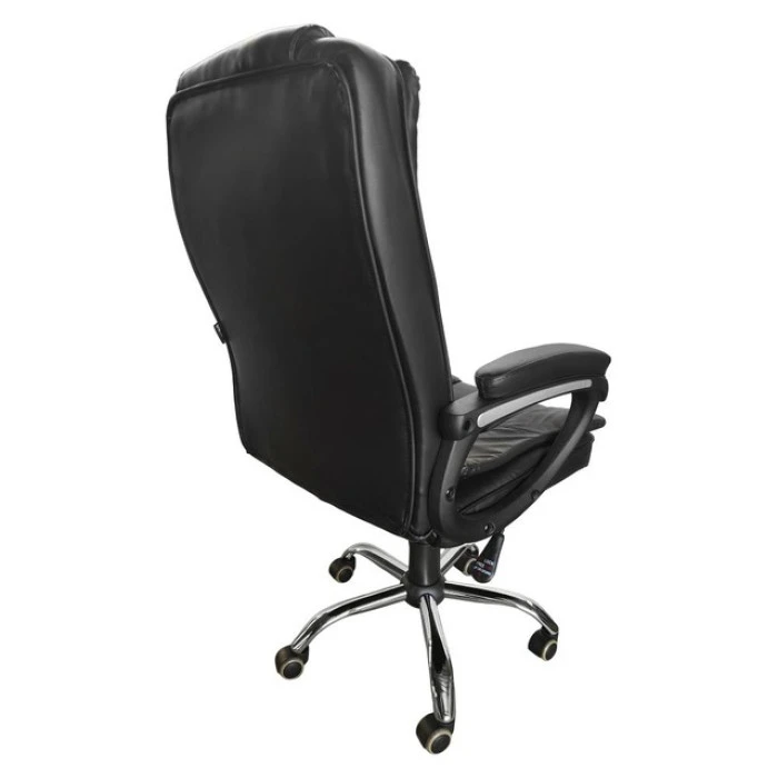 Крісло офісне на колесах Bonro B-612 чорне