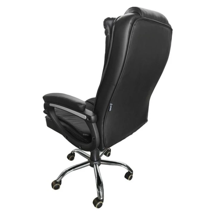 Крісло офісне на колесах Bonro B-612 чорне