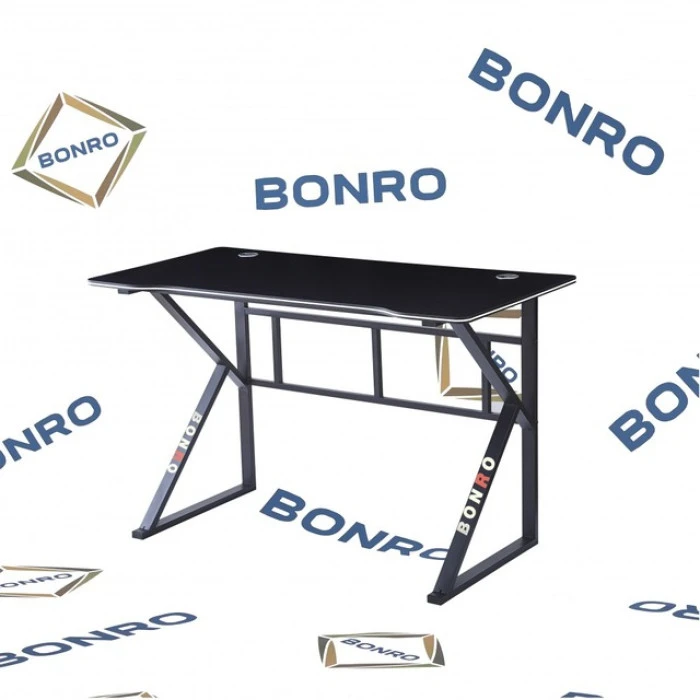 Геймерский игровой компьютерный стол 0,8 мм Bonro 276 черный