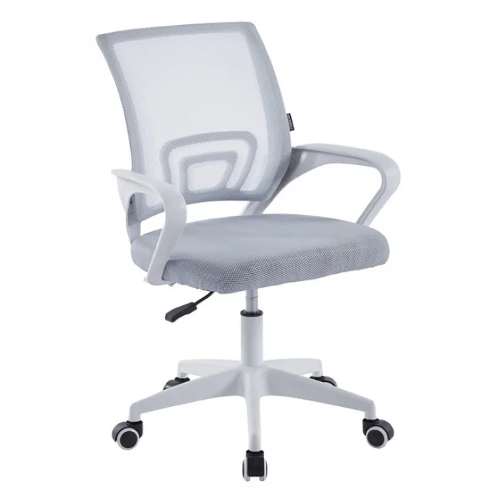 Крісло Bonro BN-619 біло-сіре