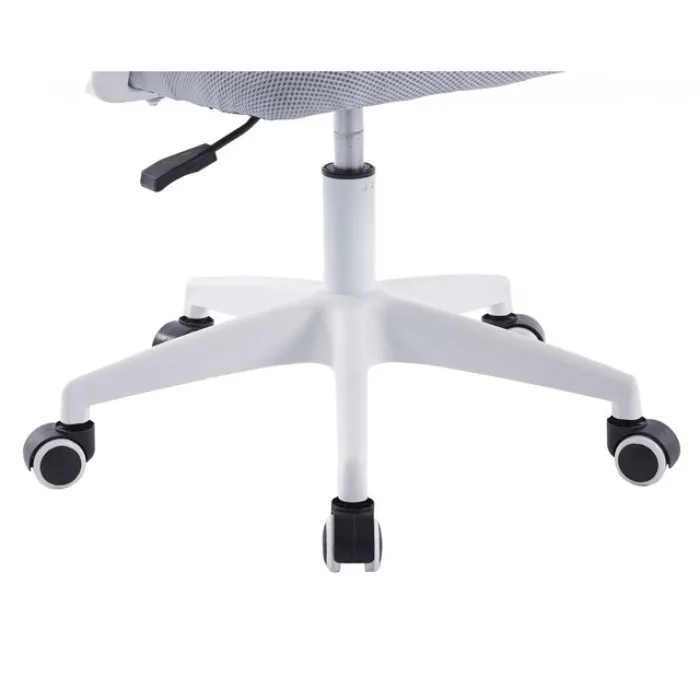 Крісло Bonro BN-619 біло-сіре