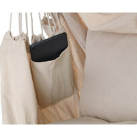 Кресло подвесное бразилийское качели гамак Bonro B-093 бежевый 120 кг