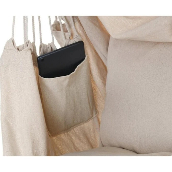 Крісло підвісне бразилійське гойдалка гамак Bonro B-093 бежевий 120 кг