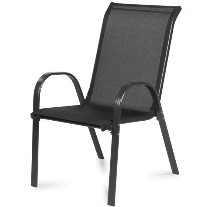 Стул садовый террасный Bonro B-1064 черный комплект (2 шт)