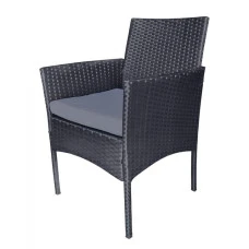 Набір садових меблів 4-місні Bonro B-6210-4 чорно-сірий