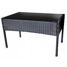 Набір садових меблів 4-місні Bonro B-6210-4 чорно-сірий