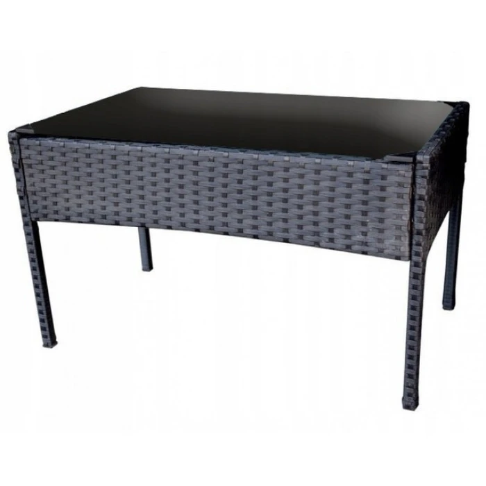 Набір садових меблів 4-місні Bonro B-6210-4 чорно-сірий