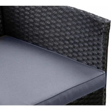 Набір садових меблів 4-місні Bonro B-6210-4 чорно-сірий