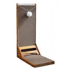 Кігтеточка кутова дряпка для кішок Bonro B-38 коричнева