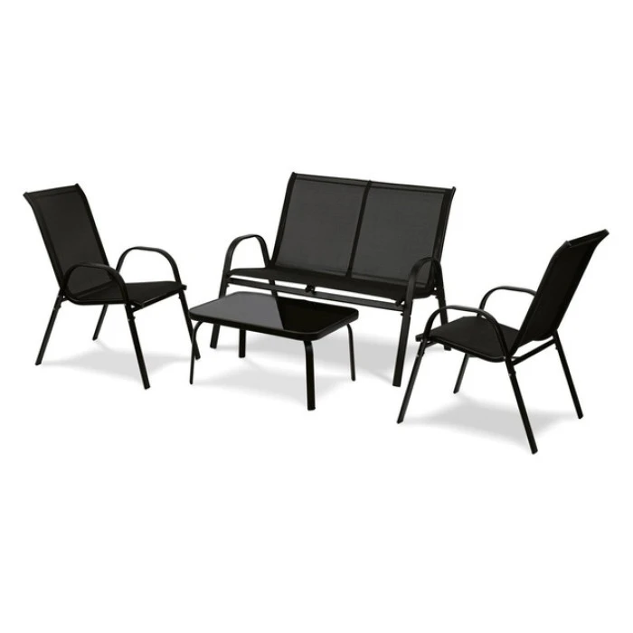 Комплект садовой мебели 4-местной Bonro B-5063 черный