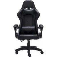 Геймерское эргономичное кресло с подушкой Bonro BN-086 черное
