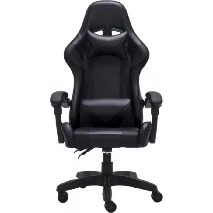 Геймерское эргономичное кресло с подушкой Bonro BN-086 черное