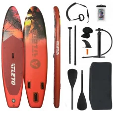 SUP-доска надувная для плавания Atleto 350 см Miame + сиденье