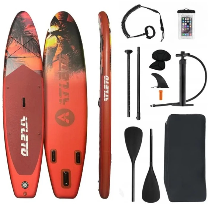 SUP-дошка надувна для плавання Atleto 350 см Miame + сидіння