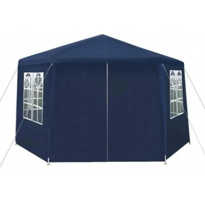Садовий павільйон альтанка намет 6 стінок Bonro B-9007 синій