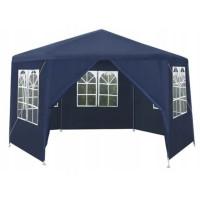 Садовый павильон беседка палатка 6 стенок Bonro B-9007 синий