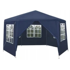 Садовий павільйон альтанка намет 6 стінок Bonro B-9007 синій