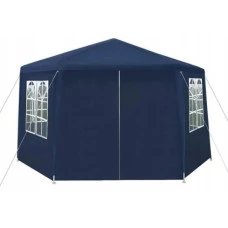Садовий павільйон альтанка намет 6 стінок Bonro B-9007 синій