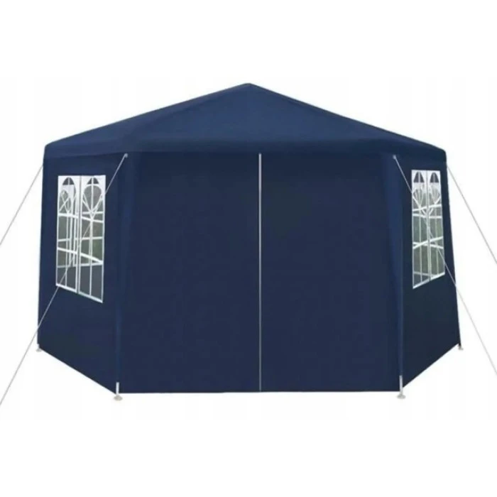 Садовий павільйон альтанка намет 6 стінок Bonro B-9007 синій