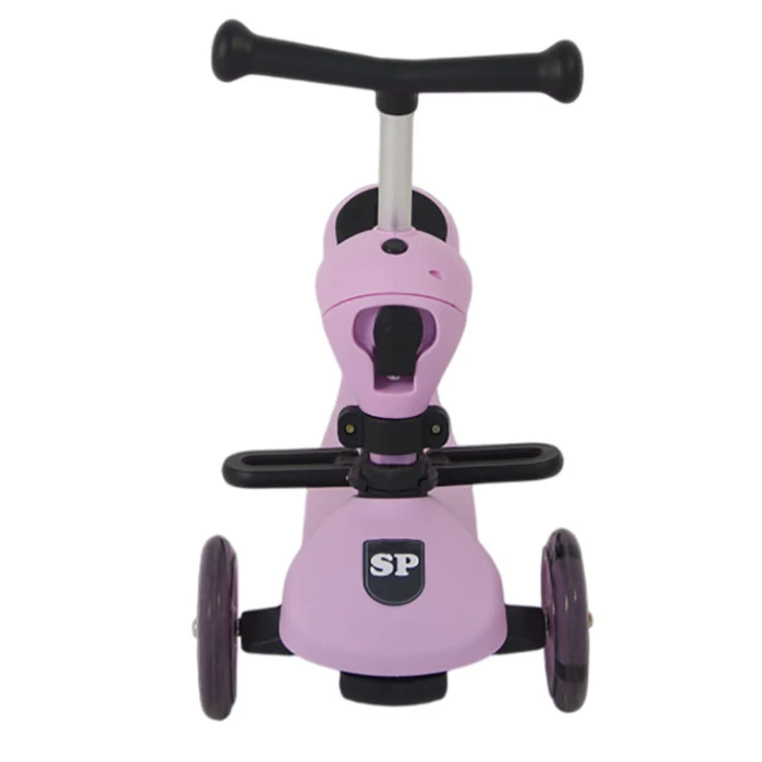 Самокат дитячий триколісний 2в1 Spoko SP-322 рожевий
