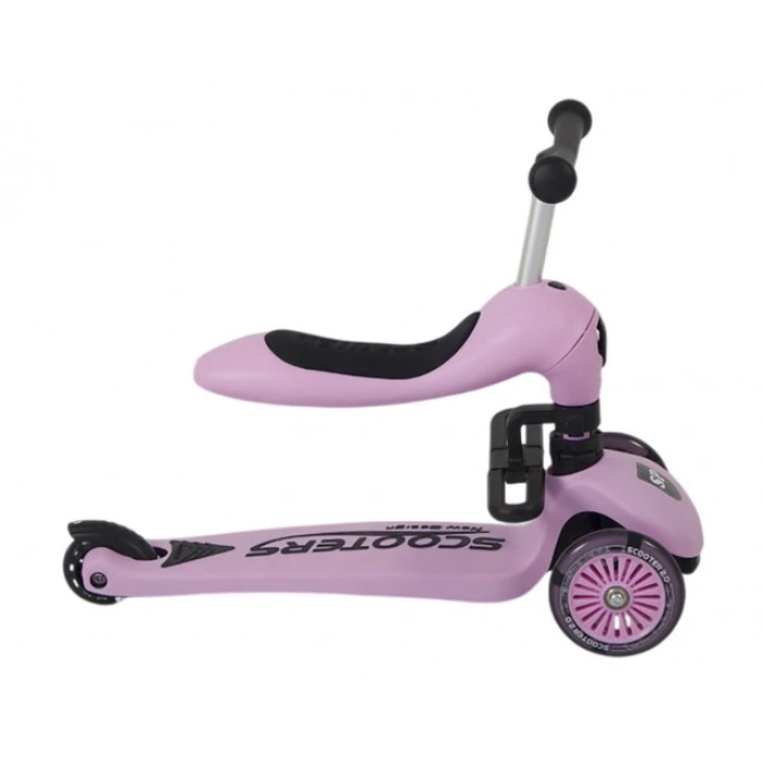 Самокат дитячий триколісний 2в1 Spoko SP-322 рожевий