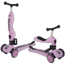 Самокат детский трехколесный 2в1 Spoko SP-322 розовый