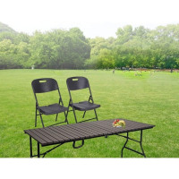 Кресло раскладное туристическое Bonro BS-53 черный комплект (4шт)