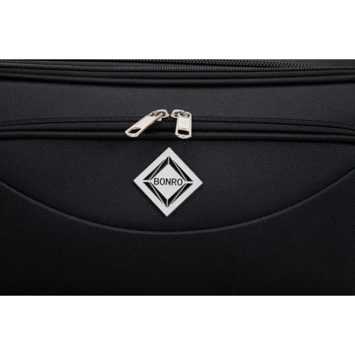 Валіза Bonro Tourist 4 колеса (середня) чорна