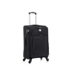 Валіза Bonro Tourist 4 колеса (середня) чорна