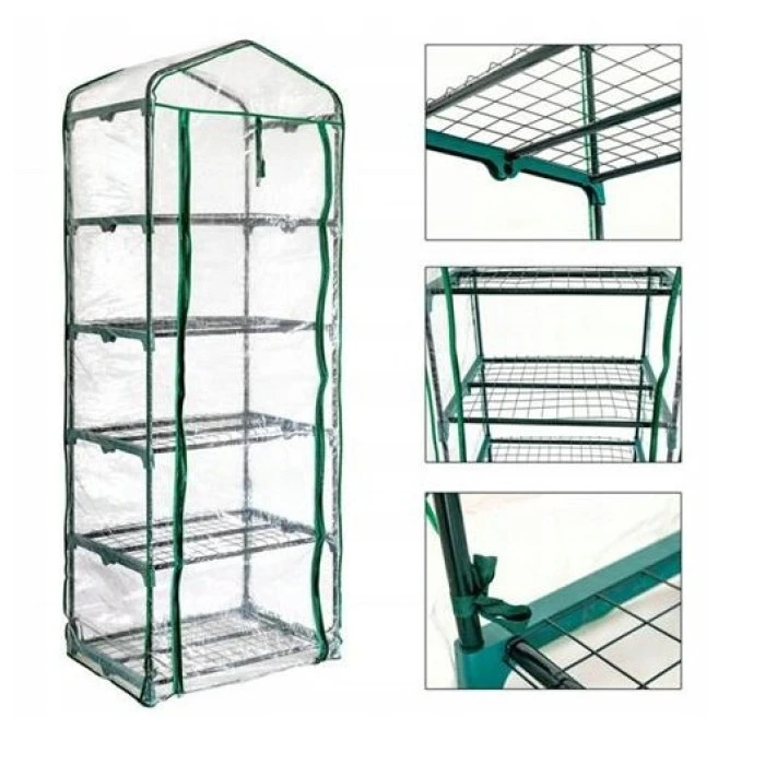 Міні-теплиця парник 5 полиць 69х49х195 см Bonro B-2201