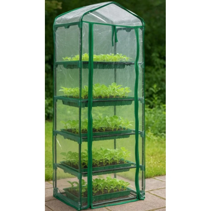 Міні-теплиця парник 5 полиць 69х49х195 см Bonro B-2201