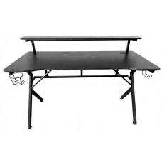 Геймерський ігровий комп'ютерний стіл 15 мм Bonro B-06 чорний