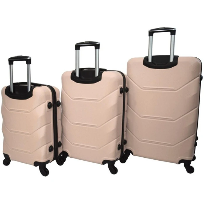 Чемодан Bonro 2019 набор 3 штуки бежевый