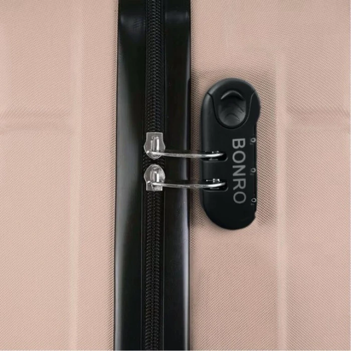 Чемодан Bonro 2019 набор 3 штуки бежевый