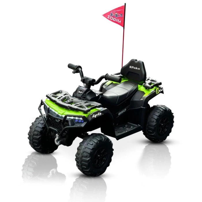 Детский электроквадроцикл Spoko SP-918 зеленый